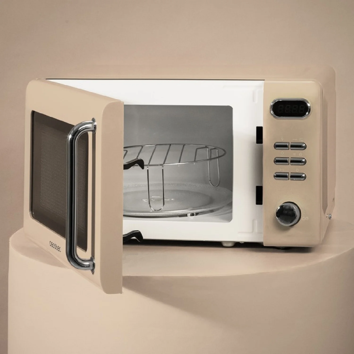 Microondas Digital Con Grill De 20 L Proclean 5110 Retro Beige. 700 W En 5 Niveles, Temporizador Hasta 60 Mins, 8 Programas Y Modo Descongelación, D - Image 5