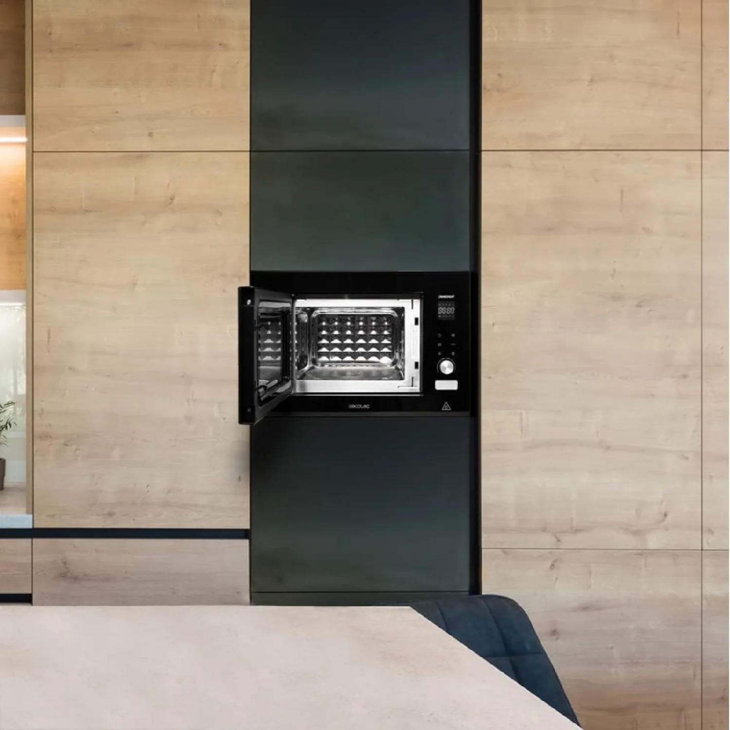 Microondas Encastrable Digital Grandheat 2000 Built-in Touch Black. 1200 W, Integrable, 21 Litros, Grill, 8 Funciones, Panel Táctil, Inicio Automáti - Image 3