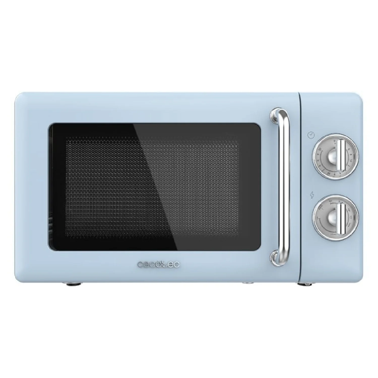 Microondas Mecánico Con Grill De 20 L Proclean 3110 Retro Blue. 700 W En 6 Niveles, Temporizador Hasta 30 Minutos, Modo Descongelación, Diseño Vinta
