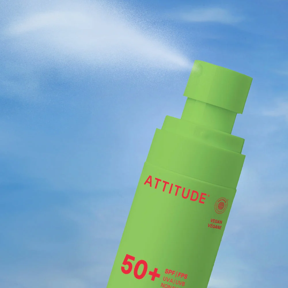 Mineral sunscreen Spray Face & Body Kids SPF 50 watermelon coco Attitude Sunly 75 ml - Image 2