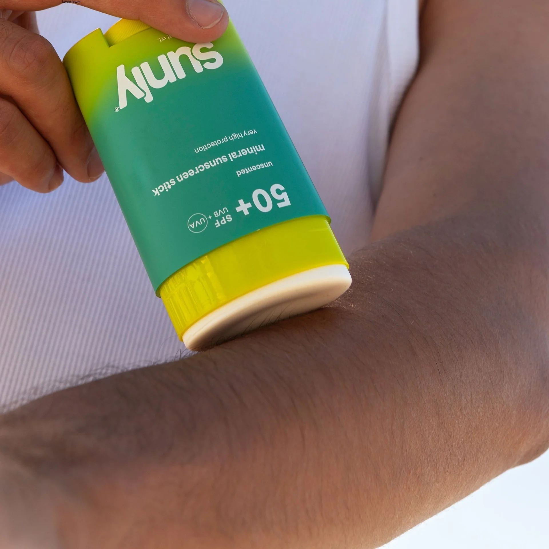 Mineral sunscreen Stick Face & Body SPF 50 unscented Attitude Sunly 60 g - Image 2