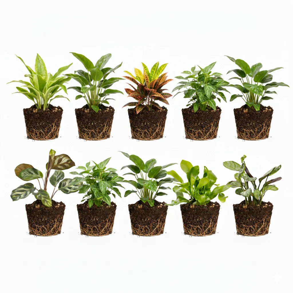 Mini Plantas De Interior Y Helechos - 10 Unidades - Para Terrario