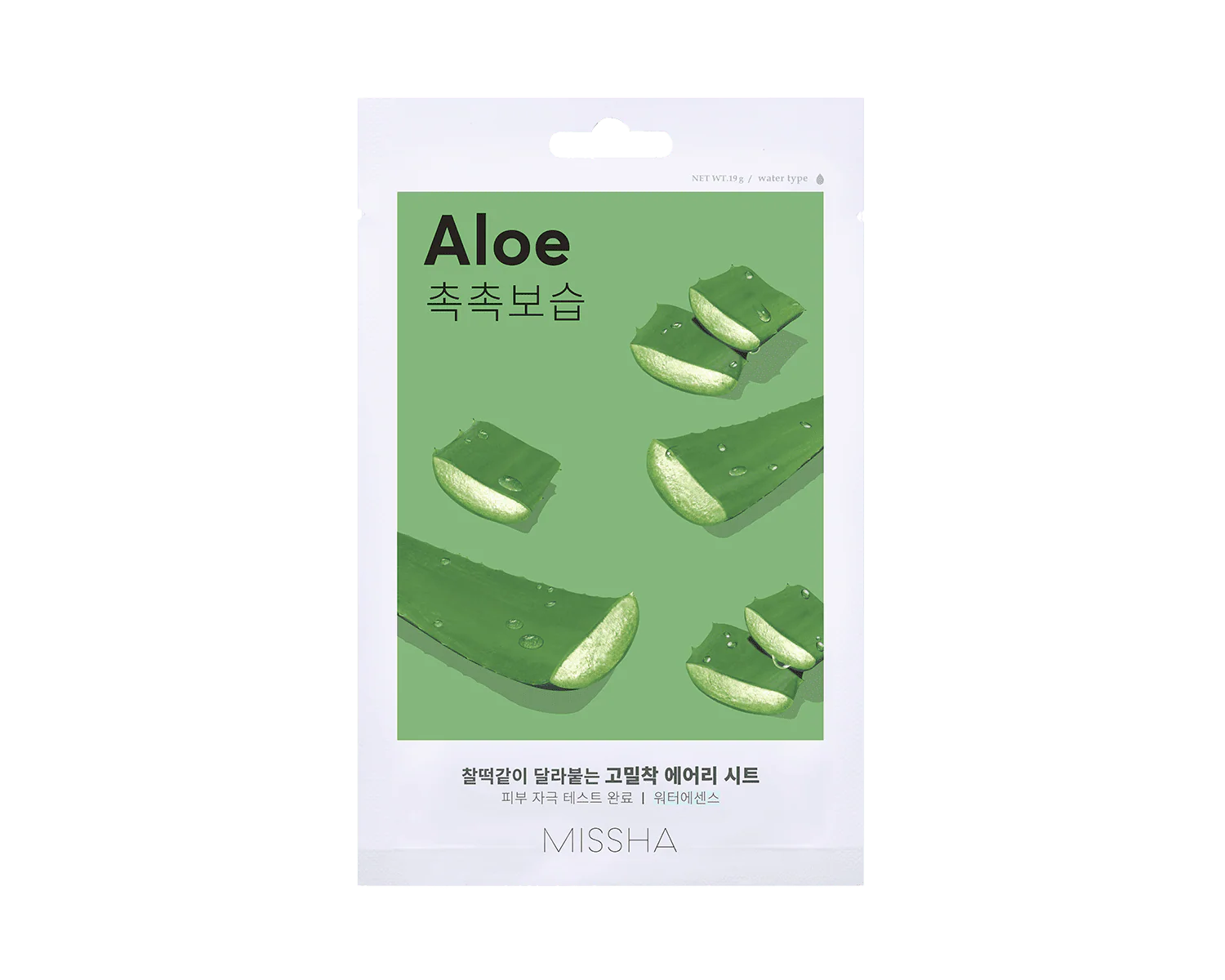 Missha Airy Fit Sheet Mask [aloe] (19g) - Mascarilla Aloe