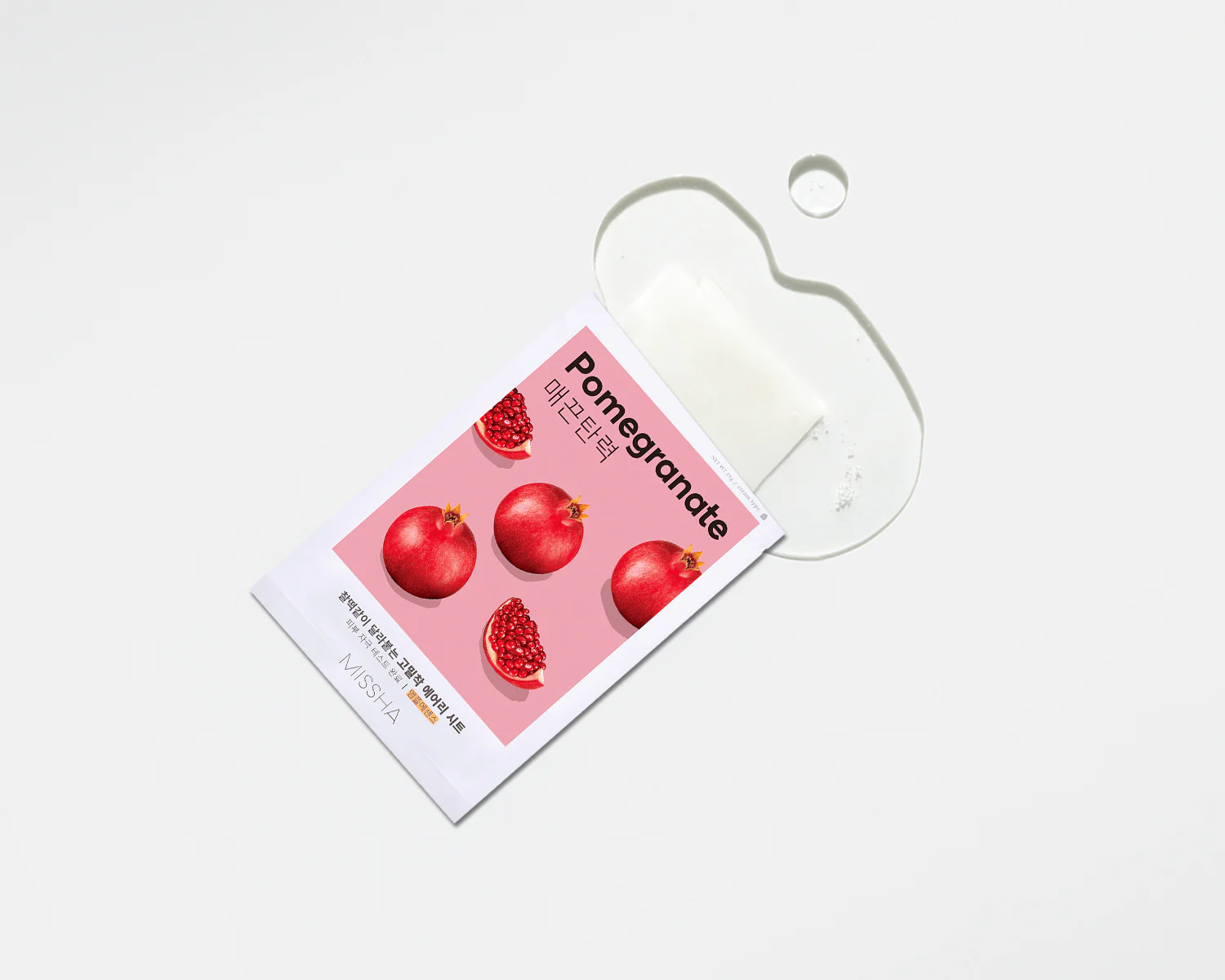 Missha Airy Fit Sheet Mask [pomegranate] (19g) - Mascarilla Granada - Image 2