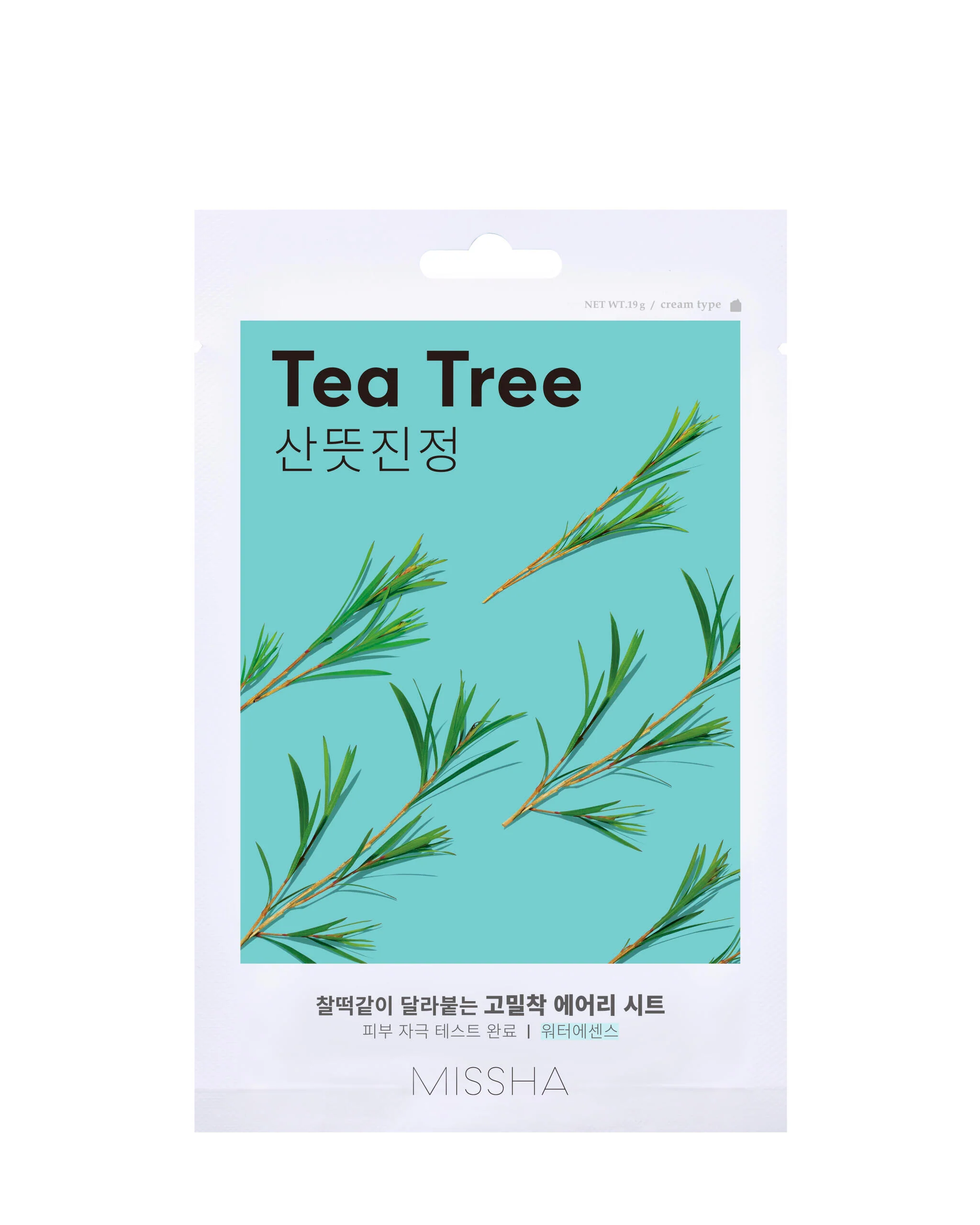 Missha Airy Fit Sheet Mask [tea Tree] (19g) - Mascarilla Árbol Del Té