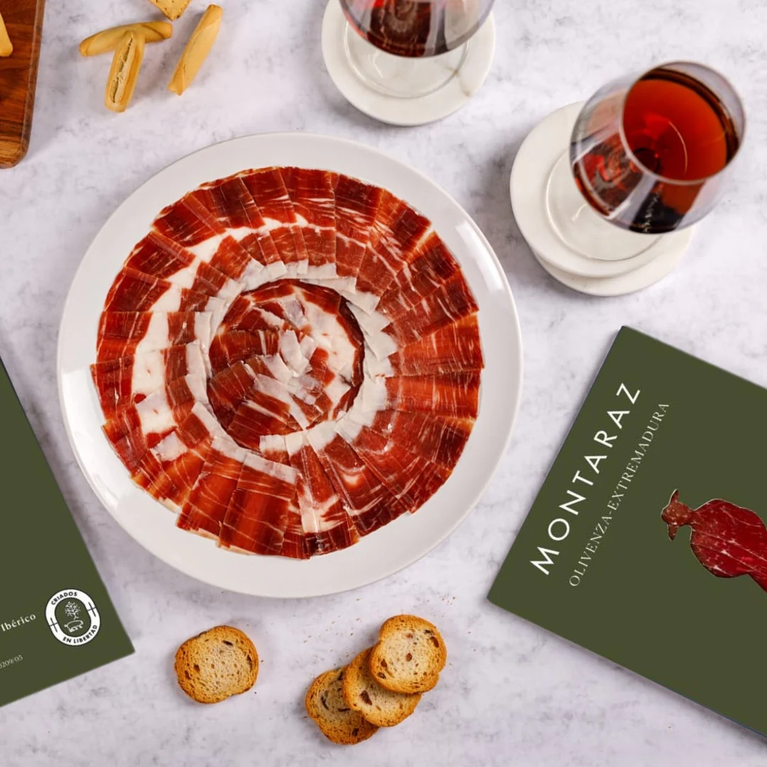 Montaraz® Caja Regalo Gourmet | 7 Loncheados De Jamón De Cebo De Campo Ibérico 50% Raza Ibérica Envasados Al Vacío 700g - Image 4