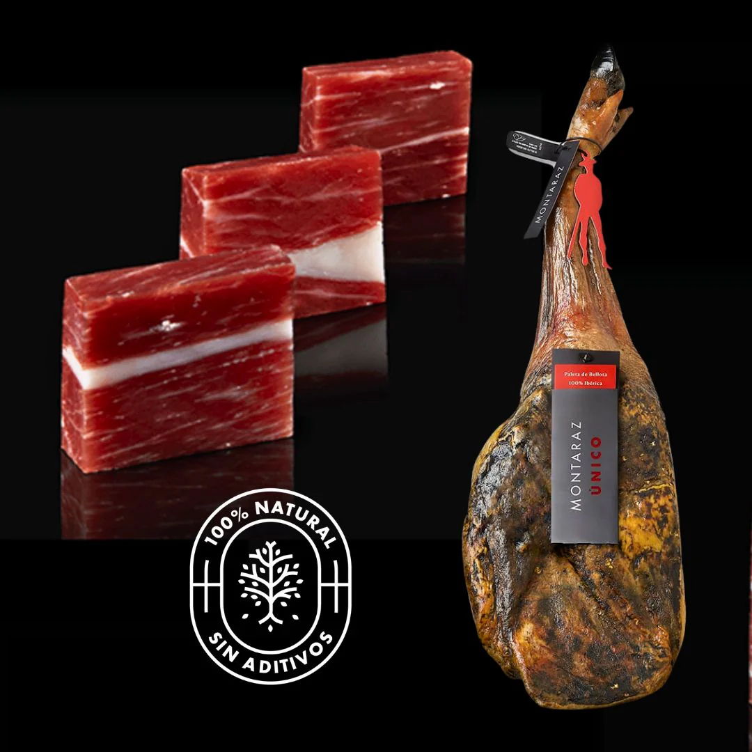 Montaraz® Paleta 100% Iberica De Bellota | Curación 24 Meses | Pieza Entera De 4,5-5 Kg | 100% Natural - Image 6