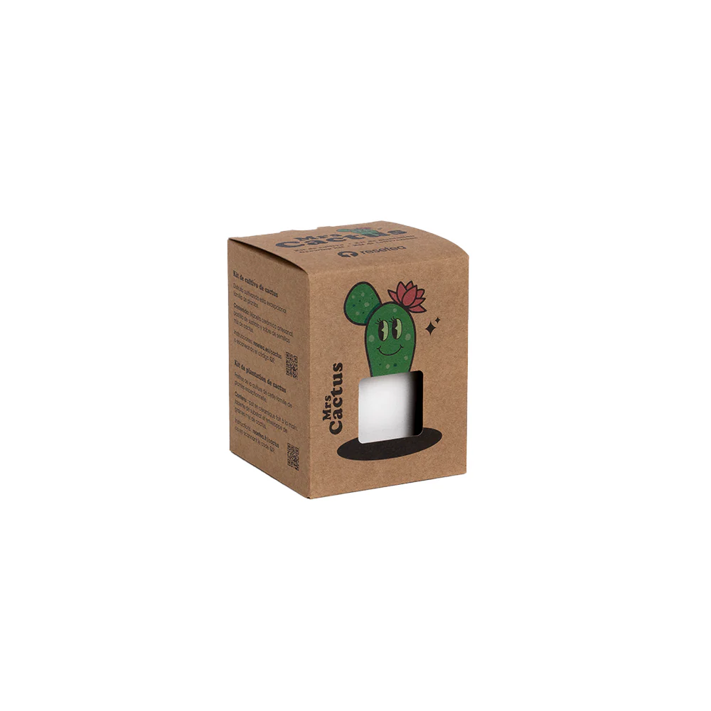 Mrs. Cactus | Kit De Cultivo De Cactus Con Maceta De Barro Artesanal