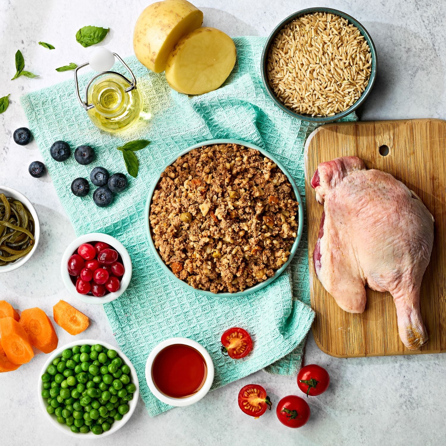Naturo Comida Humeda Perro Raza Mini De Pato Arroz Y Veg 150g X 8 Sobres - Image 2