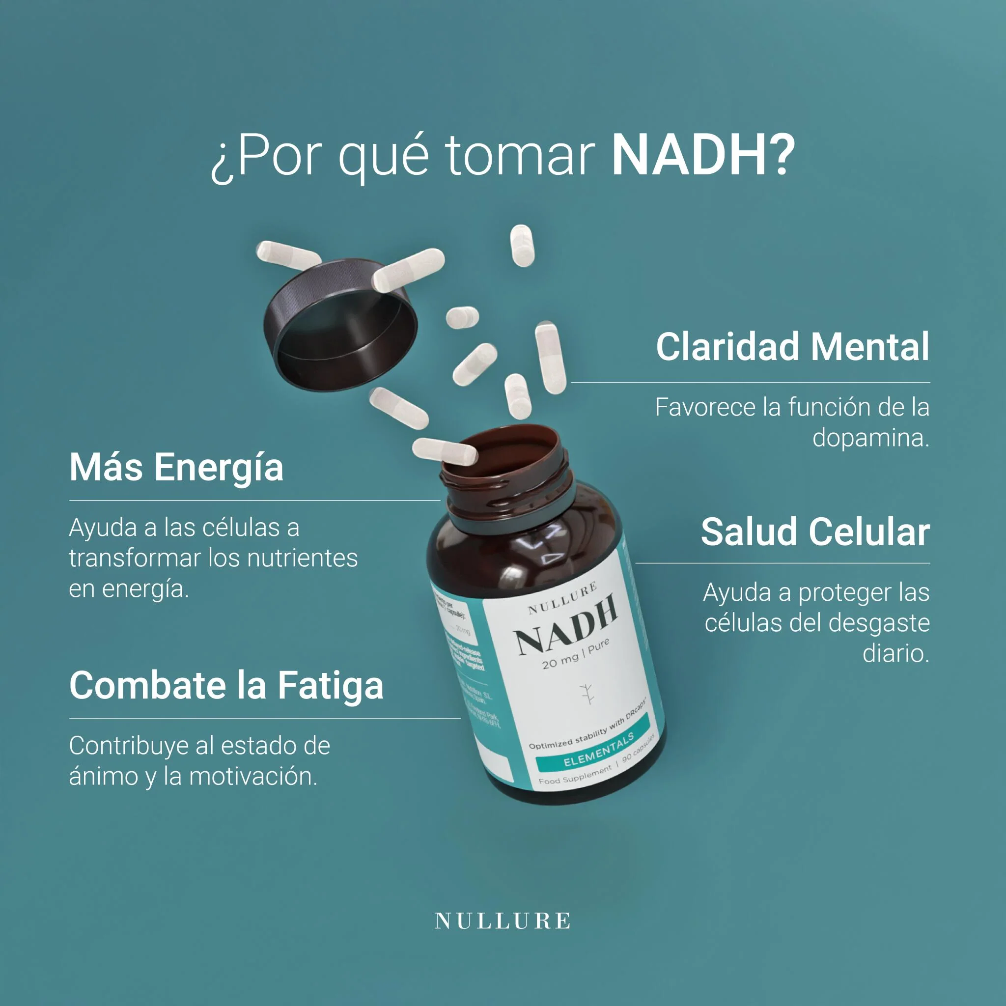 Nullure Nadh 20 Mg, 90 Cáps (3 Meses) - Image 3