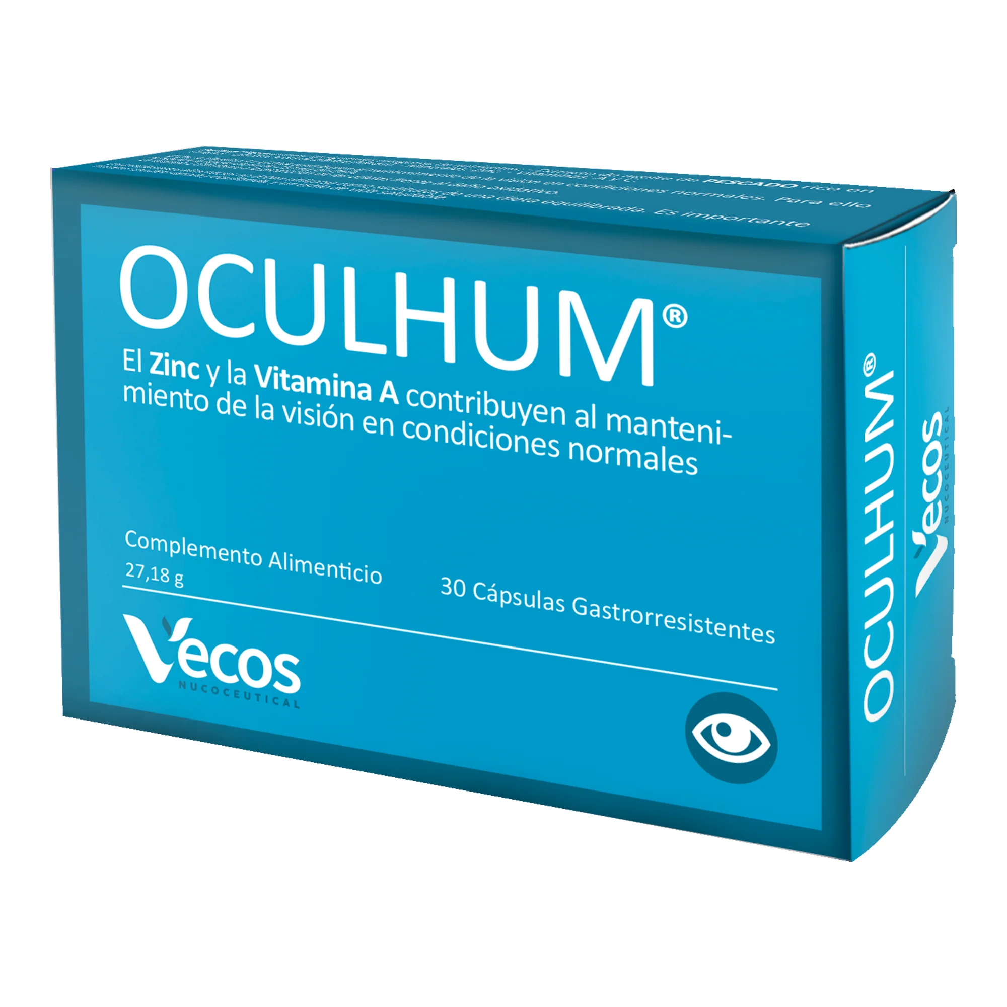 Oculhum Vecos 30 Cápsulas | Vista Y Salud Ocular | Dha, Maquibright®, Zinc Y Vitamina A