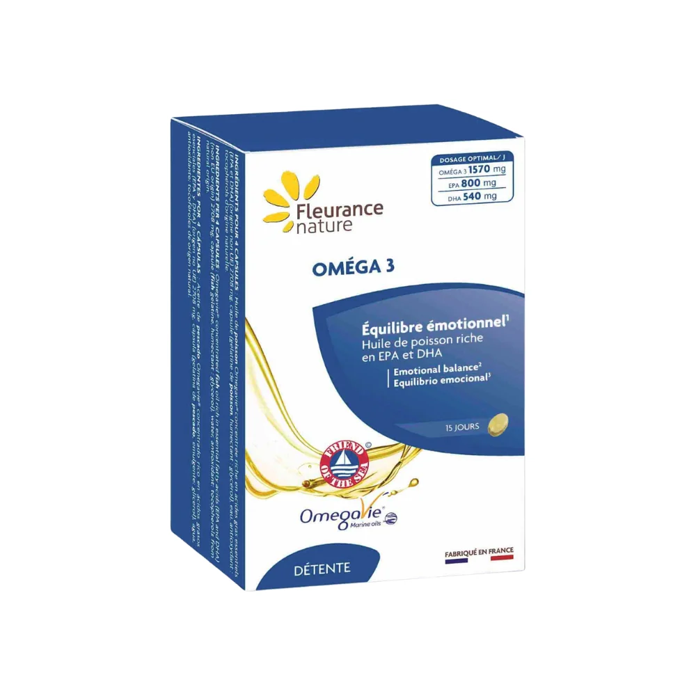 Omega 3 Fleurance Nature 60 Cápsulas - Image 2