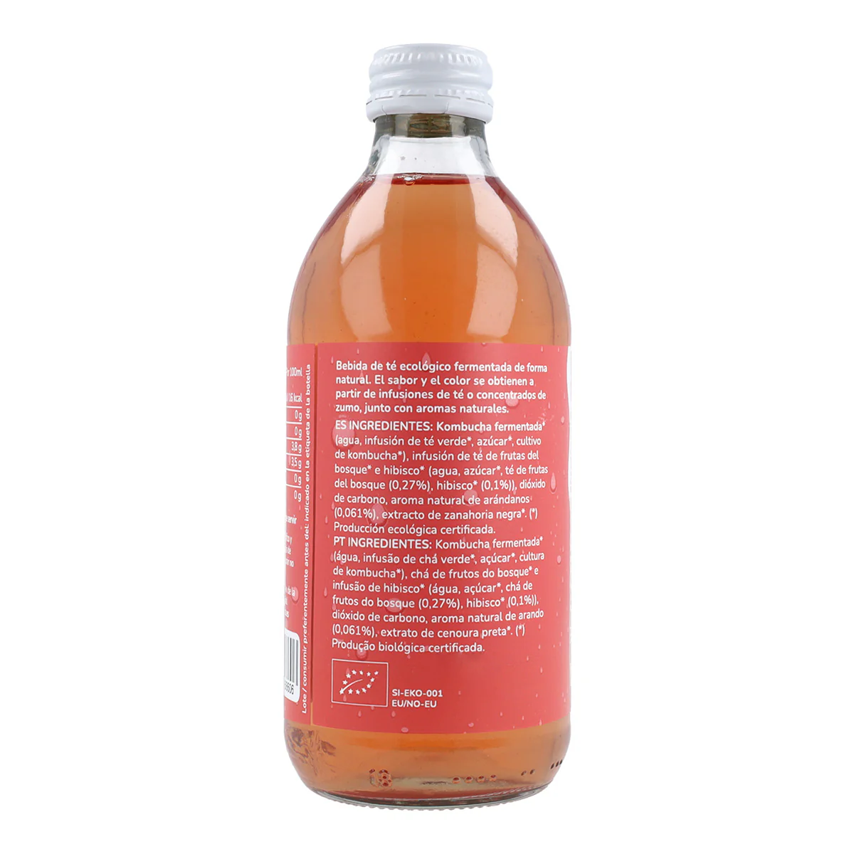 Pack 12x Kombucha ECO Frutos rojos Planeta Huerto 330 ml - Image 2