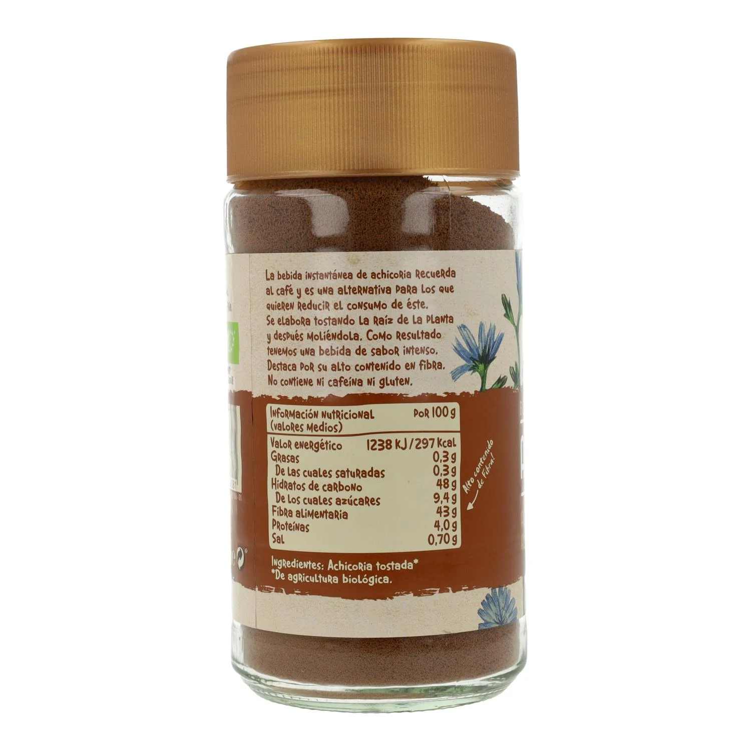 Pack 2x Achicoria Soluble BIO Sin Gluten Biocop 100g - Image 3