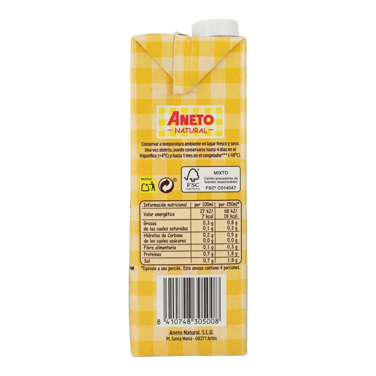 Pack 2x Caldo de Pollo Bio Aneto 1L - Image 4