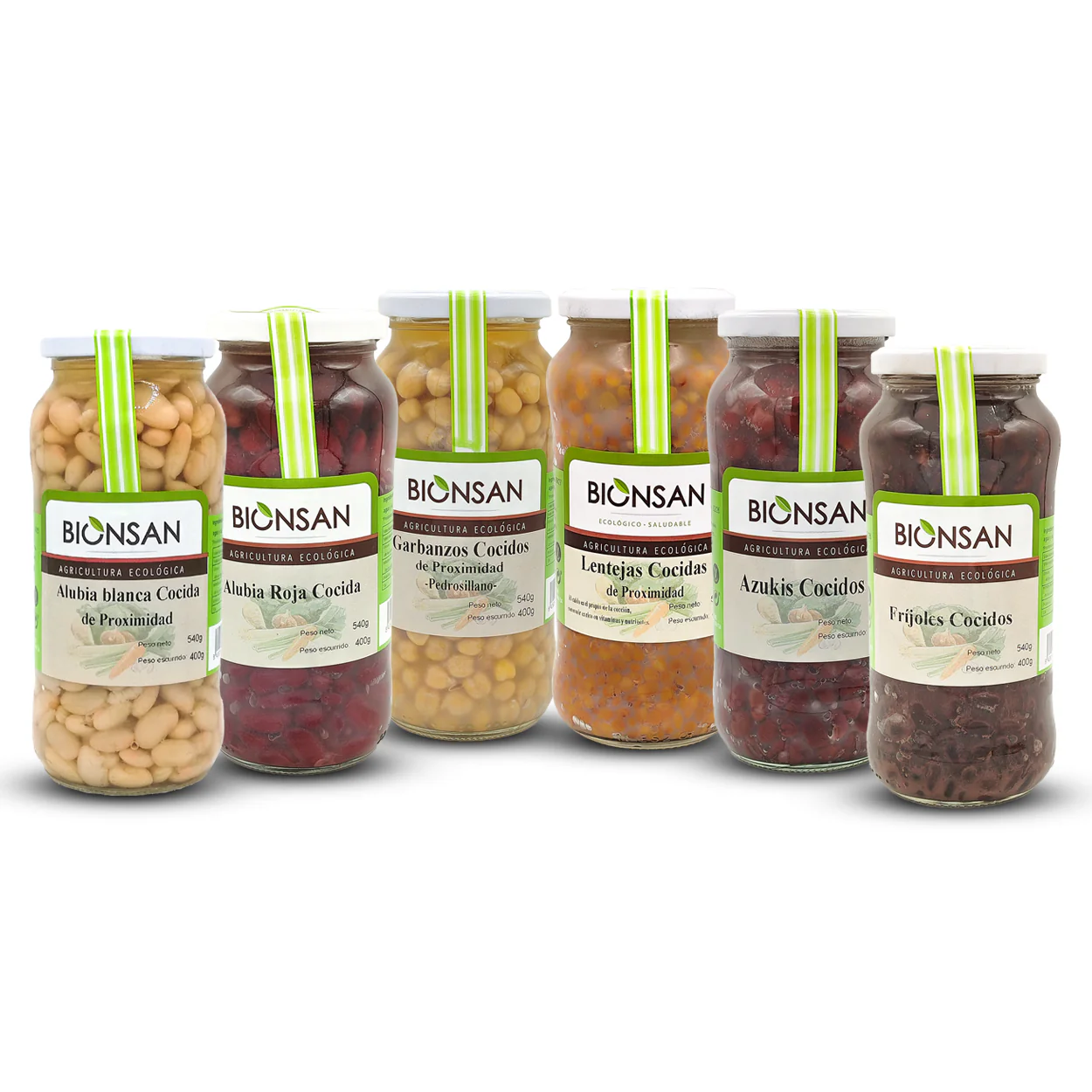 Pack 6 Legumbres Cocidas Eco Bionsan 400gr