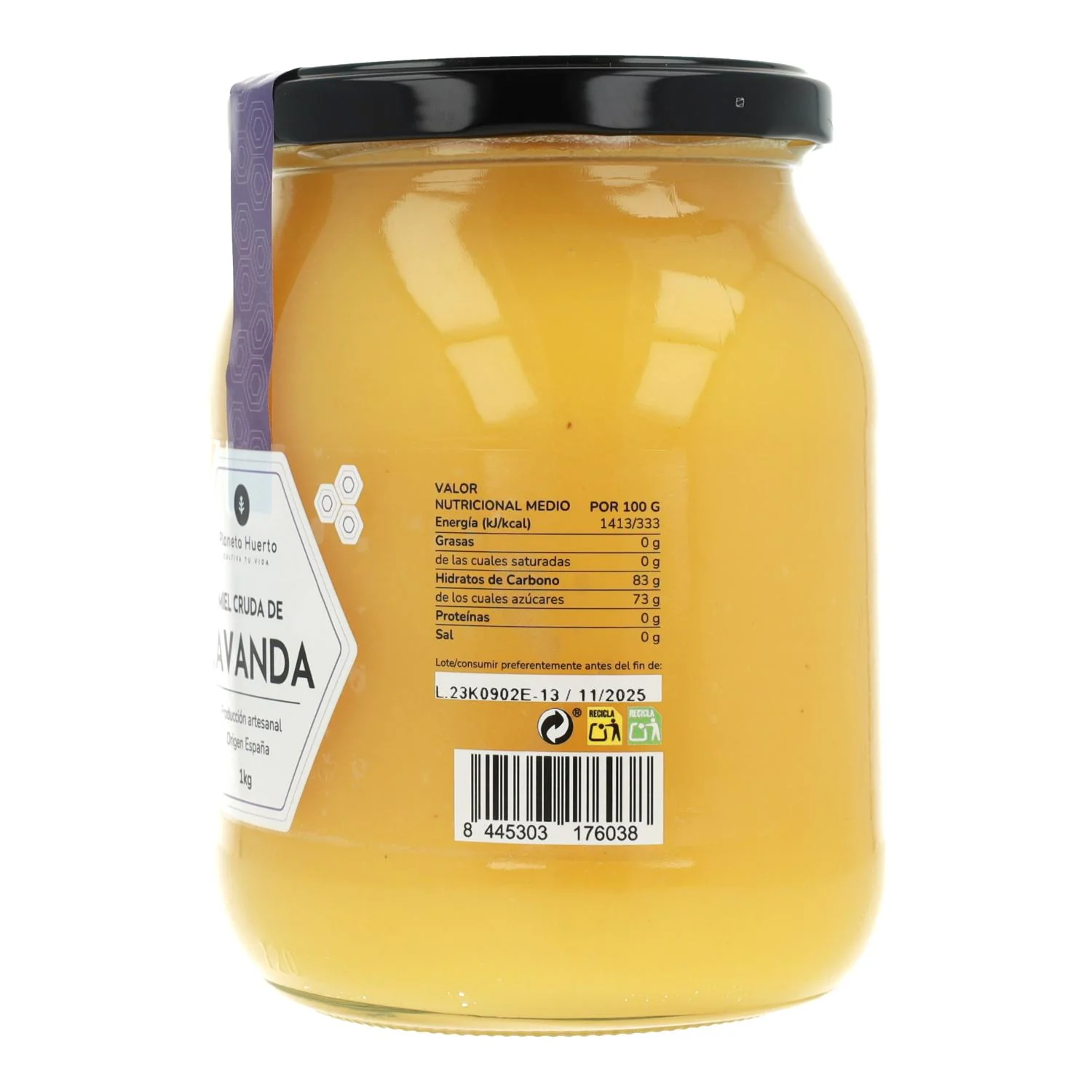 Pack 6x Miel Cruda de Lavanda Planeta Huerto 1 Kg - Image 4