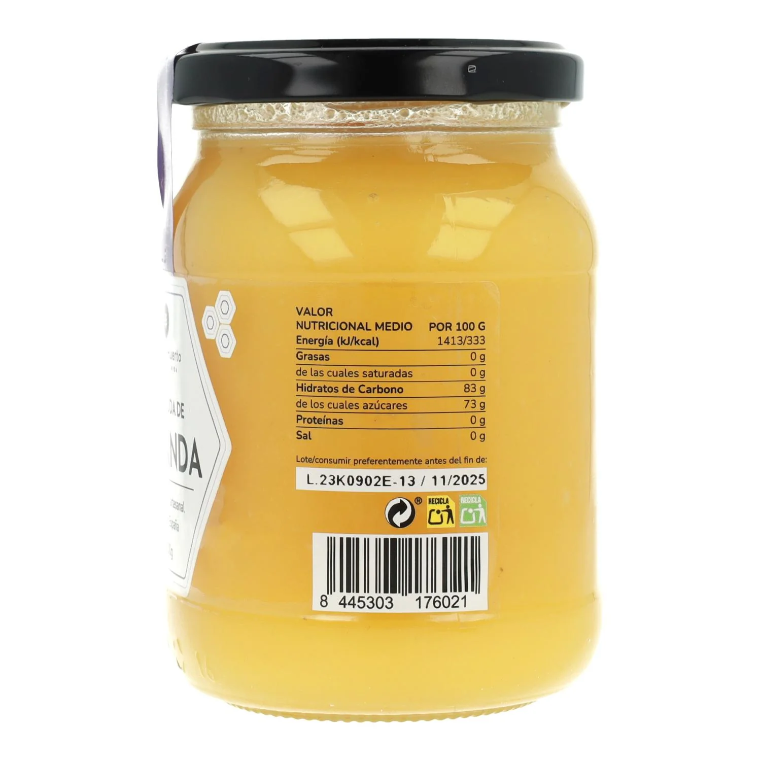Pack 6x Miel Cruda de Lavanda Planeta Huerto 500 g - Image 4
