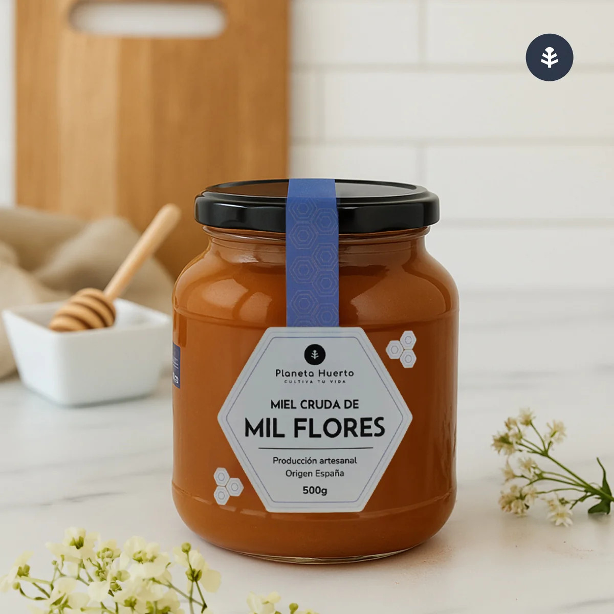 Pack 6x Miel Cruda de Mil Flores Planeta Huerto 1 Kg - Image 7