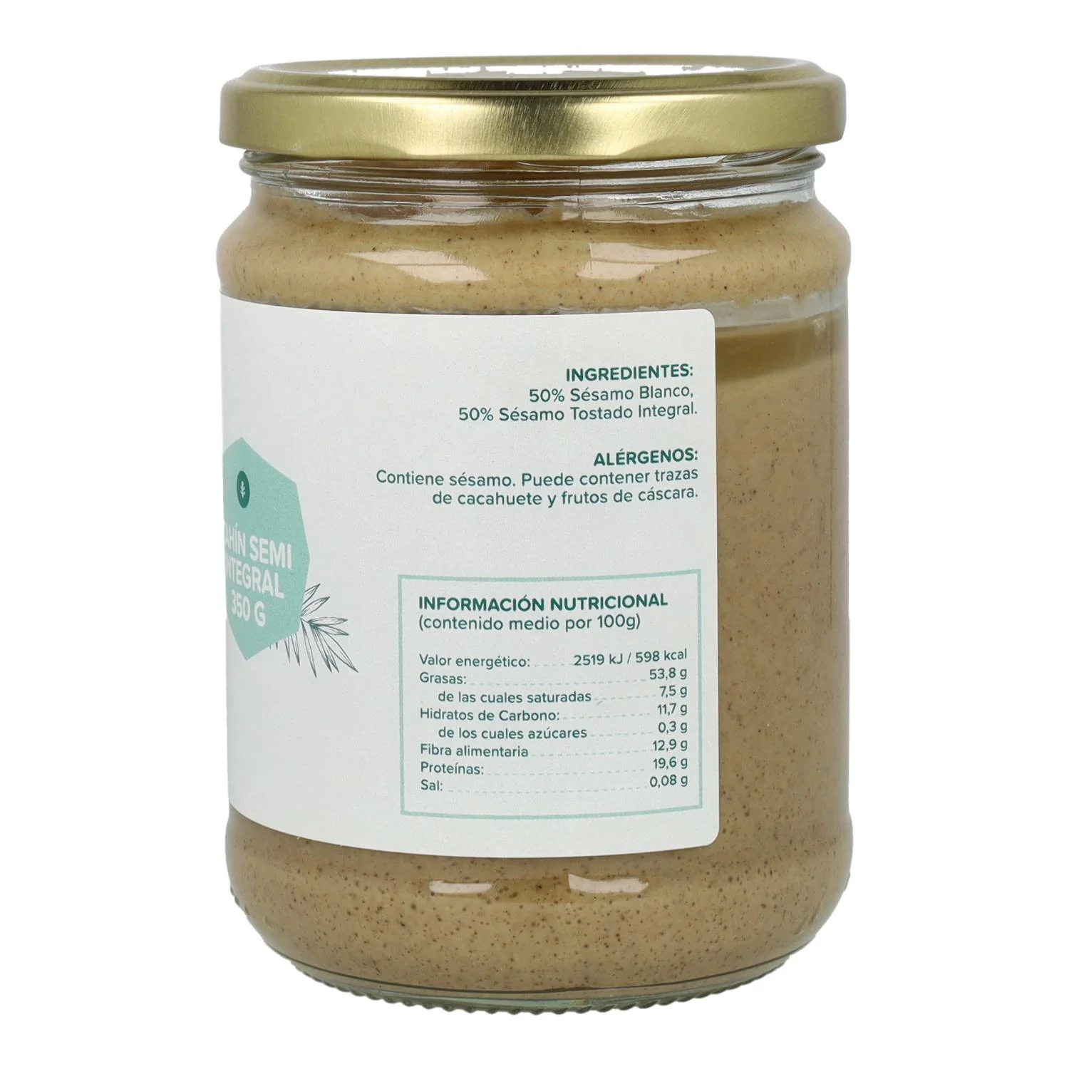 Pack 6x Tahín Semi Integral ECO Planeta Huerto 700 g - Image 2