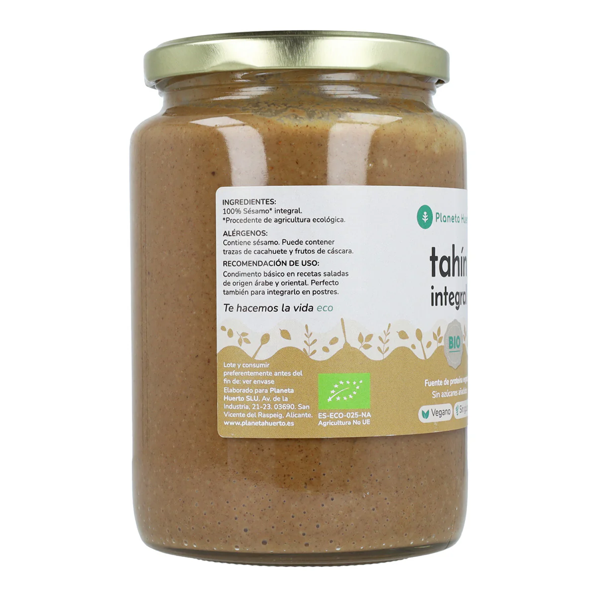 Pack 9x Tahin Integral ECO Planeta Huerto 350g - Image 3