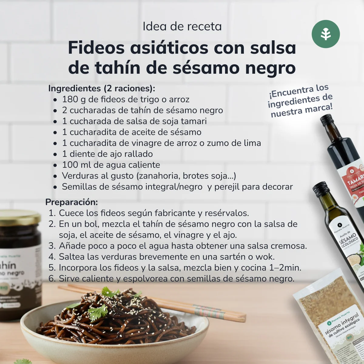 Pack 9x Tahín Sésamo Negro ECO Planeta Huerto 350 g - Image 6