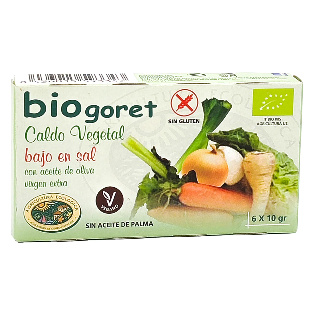 Pack Cubitos De Caldo De Ternera Y Verduras Bajo En Sal Eco Biogoret - Image 4