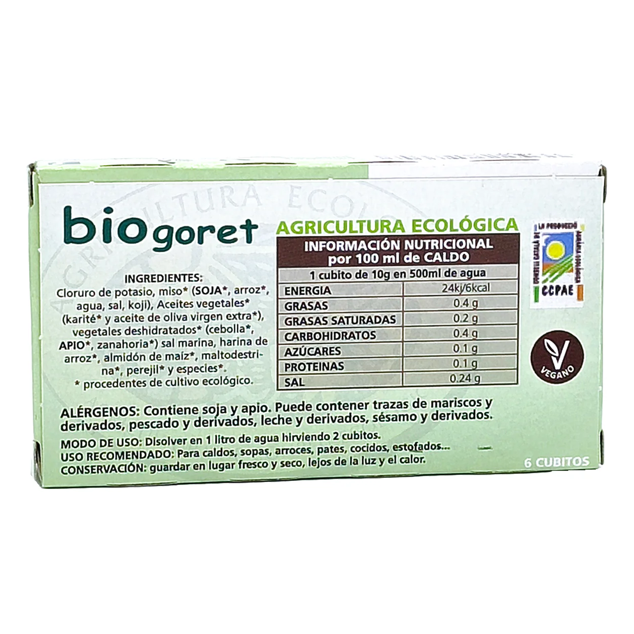 Pack Cubitos De Caldo De Ternera Y Verduras Bajo En Sal Eco Biogoret - Image 5