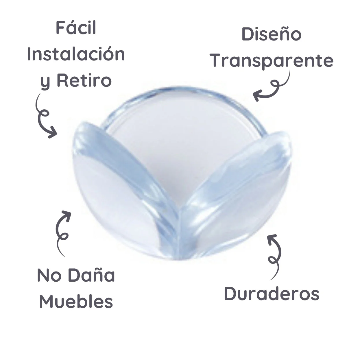 Pack De 4 Esquineros De Seguridad Transparentes - Image 4