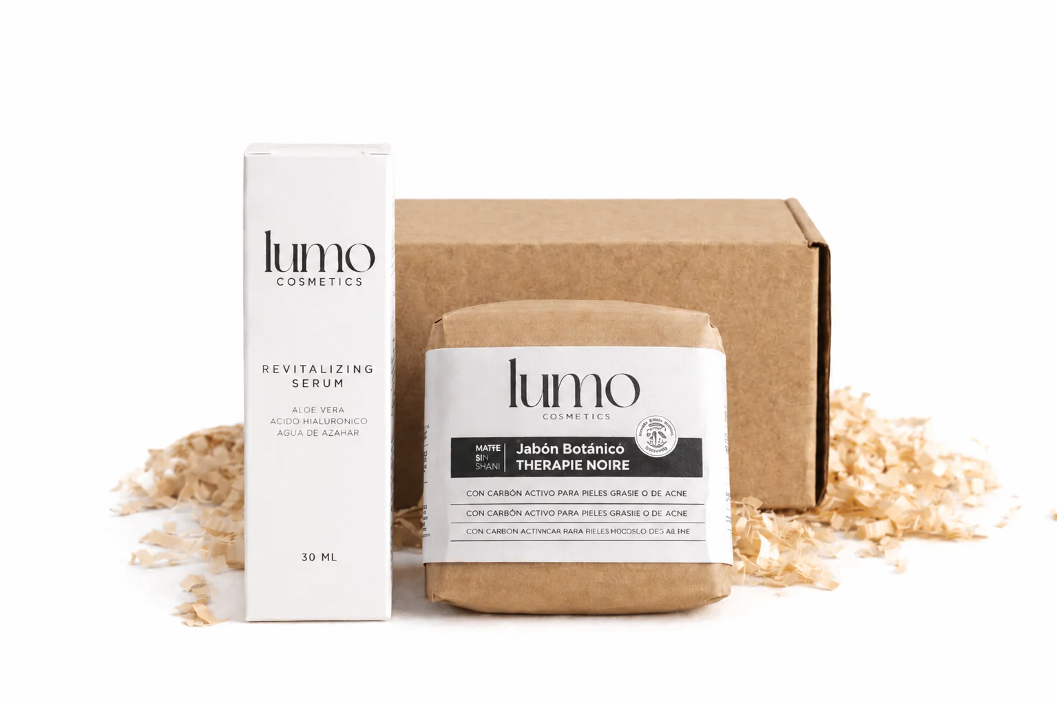 Pack Facial Detox | Sérum Hialurónico + Jabón Carbón Activo | Lumo Cosmetics