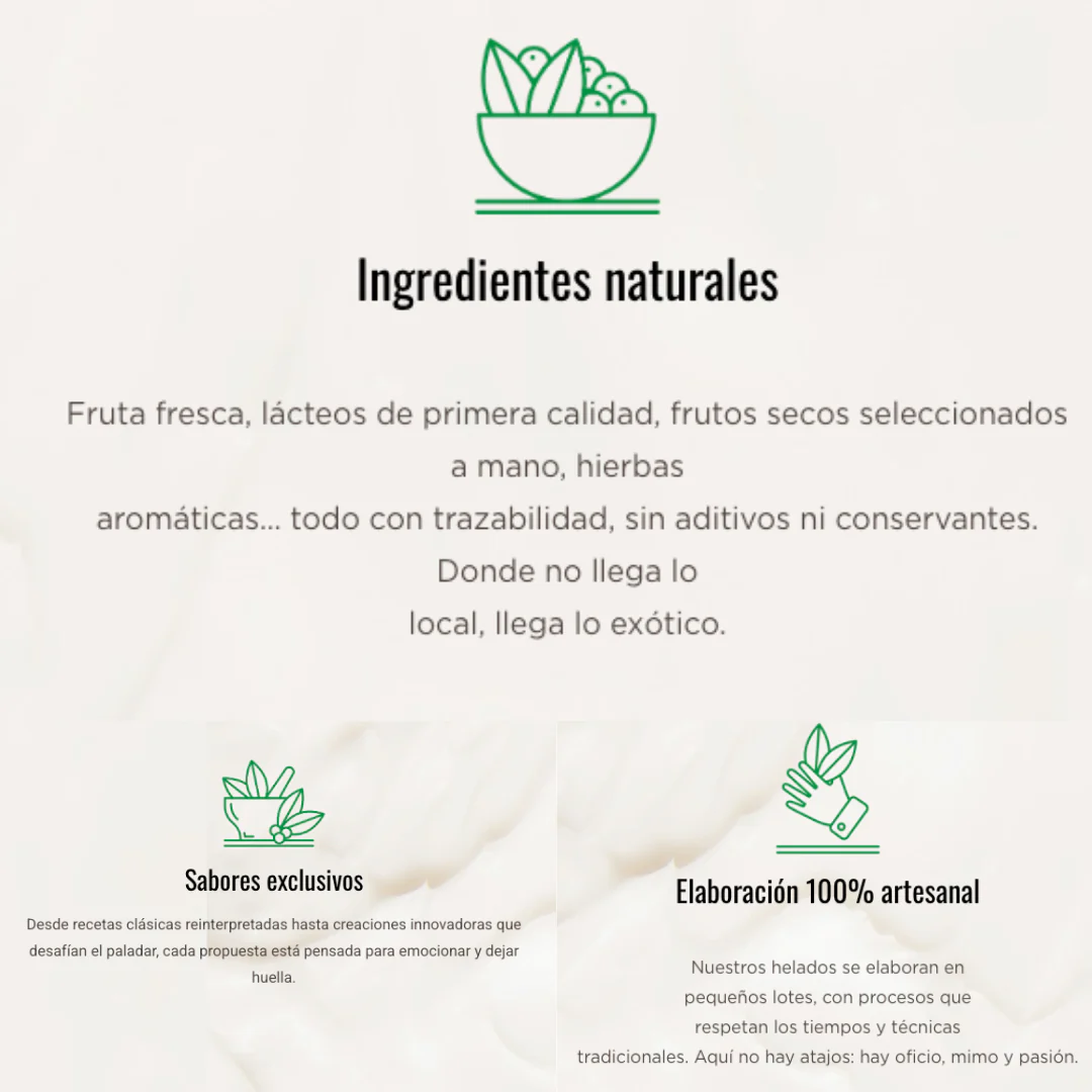 Pack Mix Helado Artesano Eco Sin Gluten Ni Lácteos Avellana&Choco Coco&Piña Runakay 6x460ml/400g - Image 2