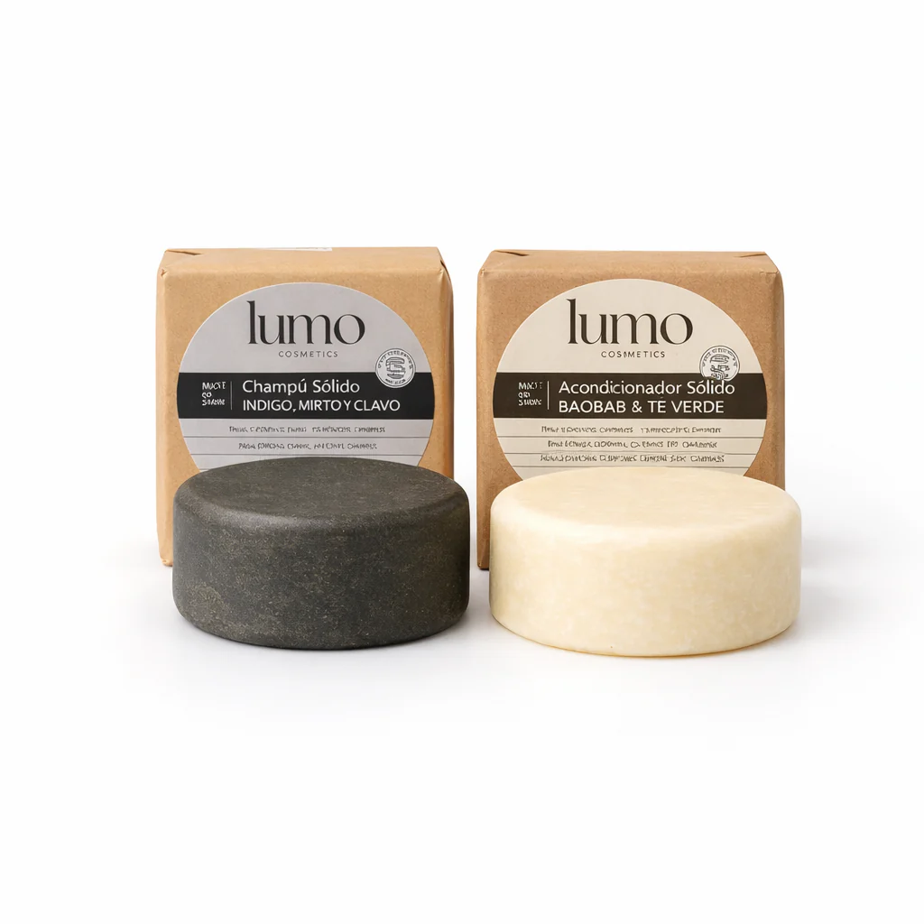 Pack Rizos | Champú Sólido Rizos + Acondicionador Baobab | Lumo Cosmetics