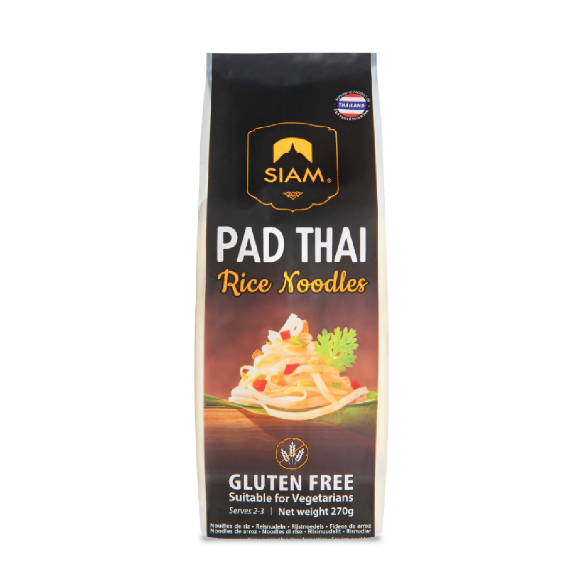 Pad Thai Noodles de Arroz Sin gluten Desiam 270 g