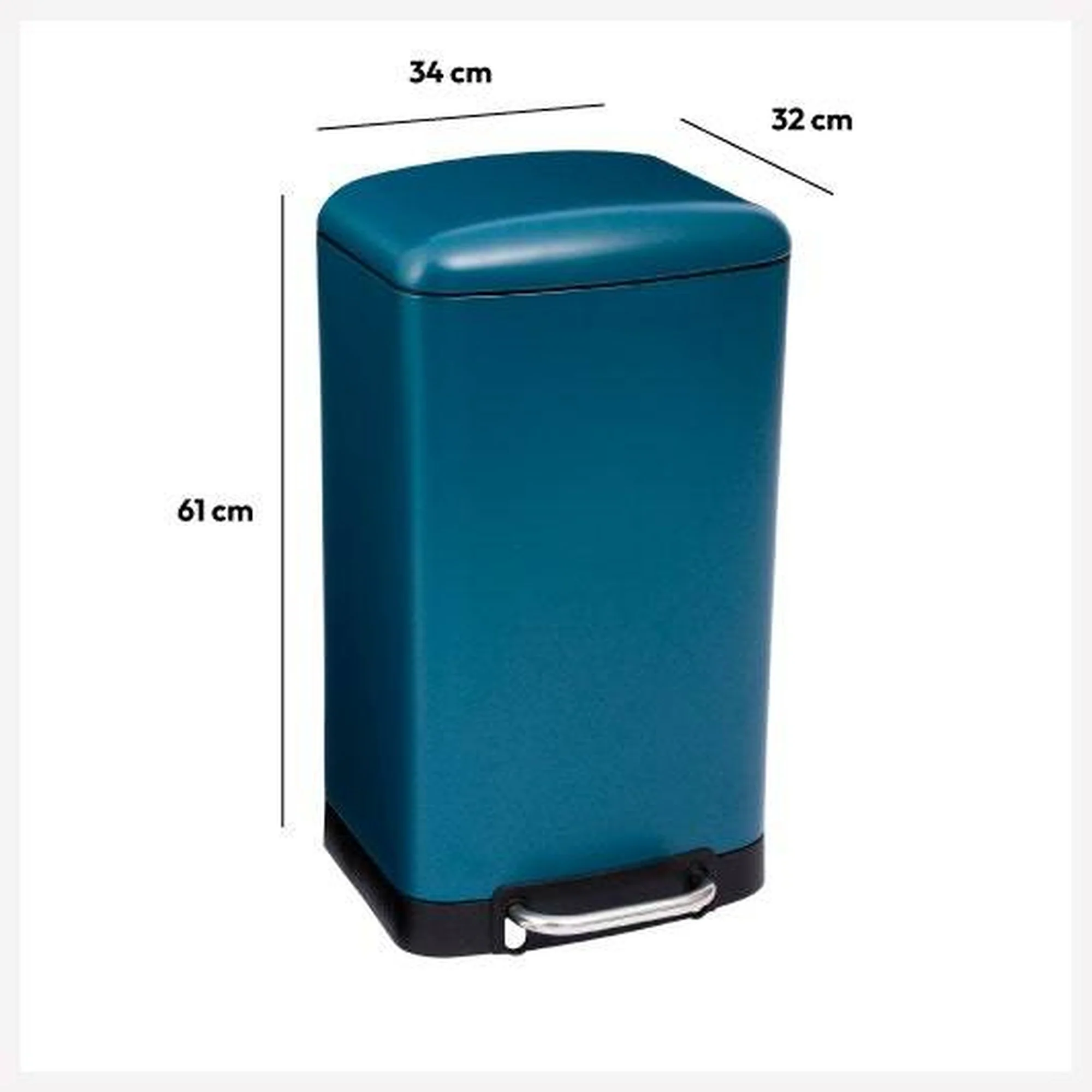 Papelera Azul 30 L Ariane - Image 2