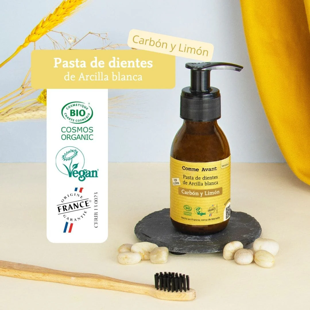 Pasta de dientes con carbón vegetal y limón Comme Avant 105 g - Image 4