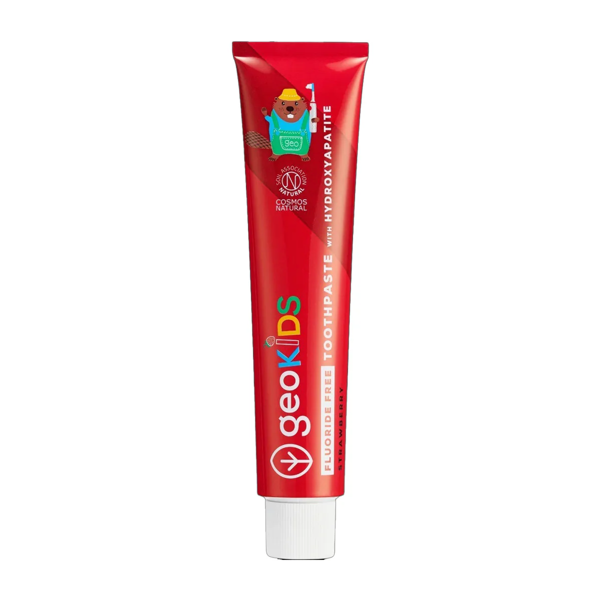 Pasta de dientes para niños con hidroxiapatita Fresa Georganics 75 ml
