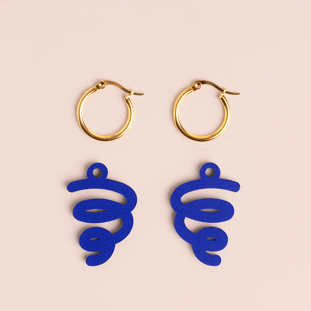 Pendientes Twister De Madera | Joyería Artesanal, Ligera Y Elegante | Diseño Natural Y Original - Image 3
