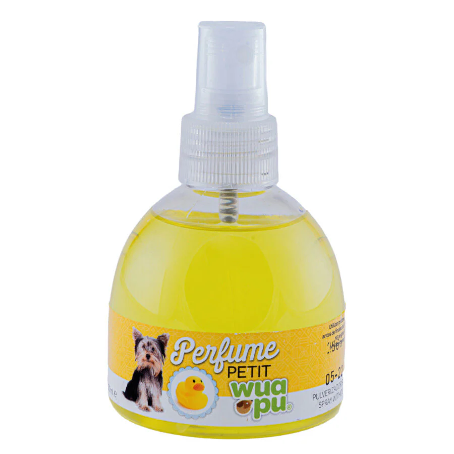 Perfume Para Perros Wuapu, Aroma Agradable Y Fresco Petit En Formato Pulverizador De 150 Ml