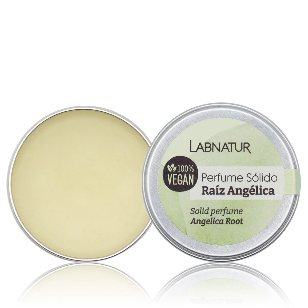 Perfume Sólido Raíz de Angélica Labnatur 15 ml | Aroma Herbal | Natural | Formato Compacto