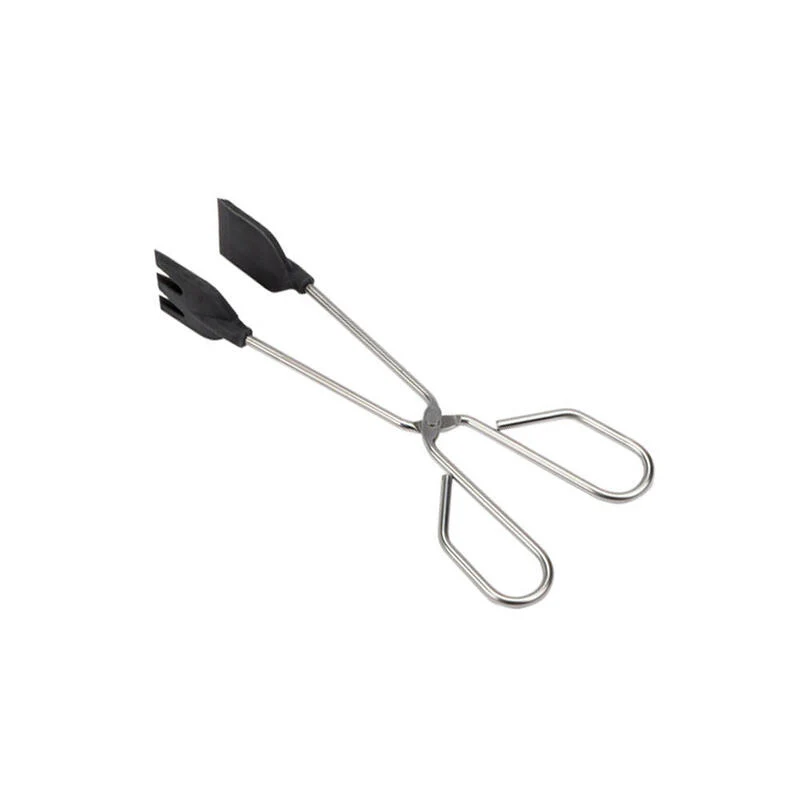 Pinzas De Cocina Con Pala De Silicona/inox. 30cm
