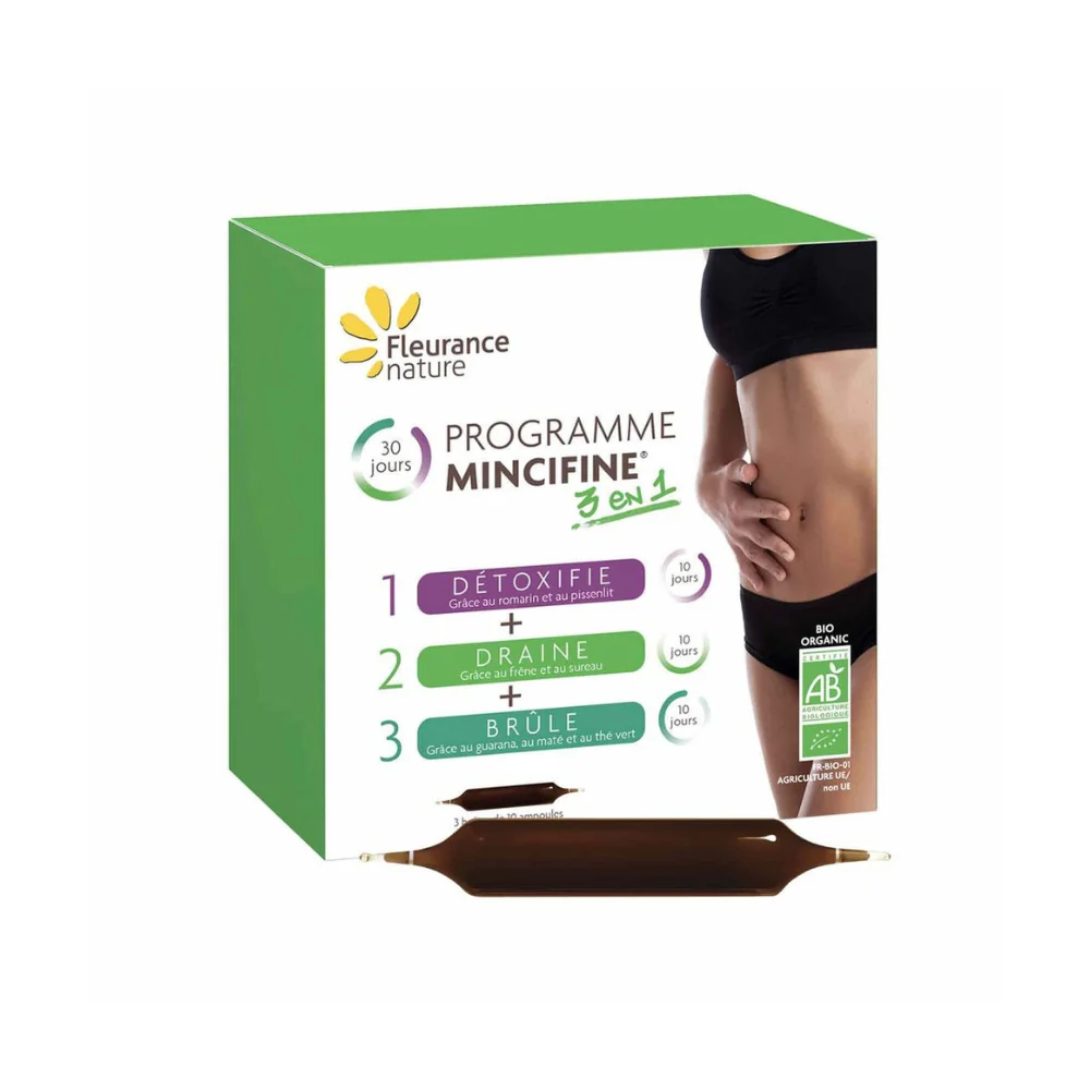 Programa Mincifine® 3 En 1 Eco Fleurance Nature 30 Ampollas