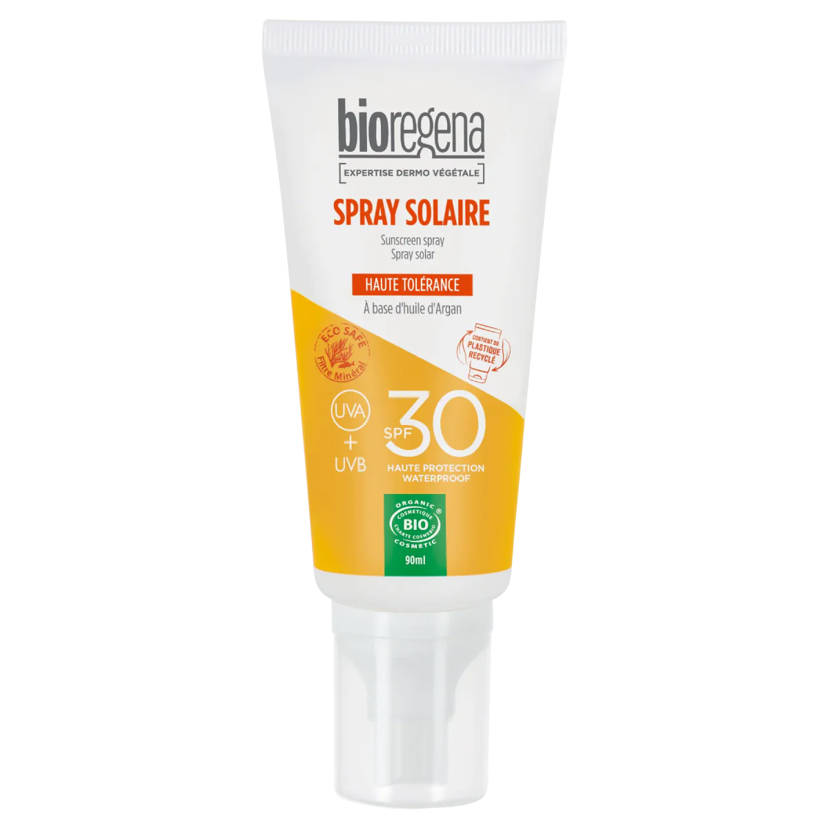 Protector Solar en spray SPF 30 Hipoalergénico Bioregena 90 ml