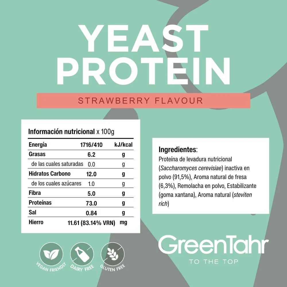 Proteína de levadura sabor fresa XXL 750 g - Image 4