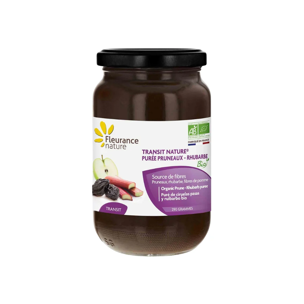 Puré De Ciruelas Pasas Ruibarbo Eco Fleurance Nature 290g