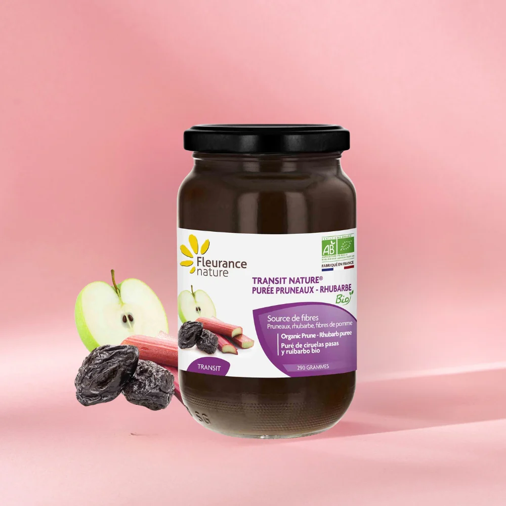 Puré De Ciruelas Pasas Ruibarbo Eco Fleurance Nature 290g - Image 2