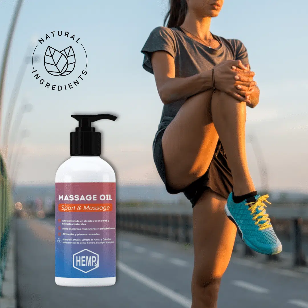 QKnatur - Aceite De Cáñamo Con Extracto De Arnica Para Masaje - 250ml - Para Dolores Musculares - Image 4