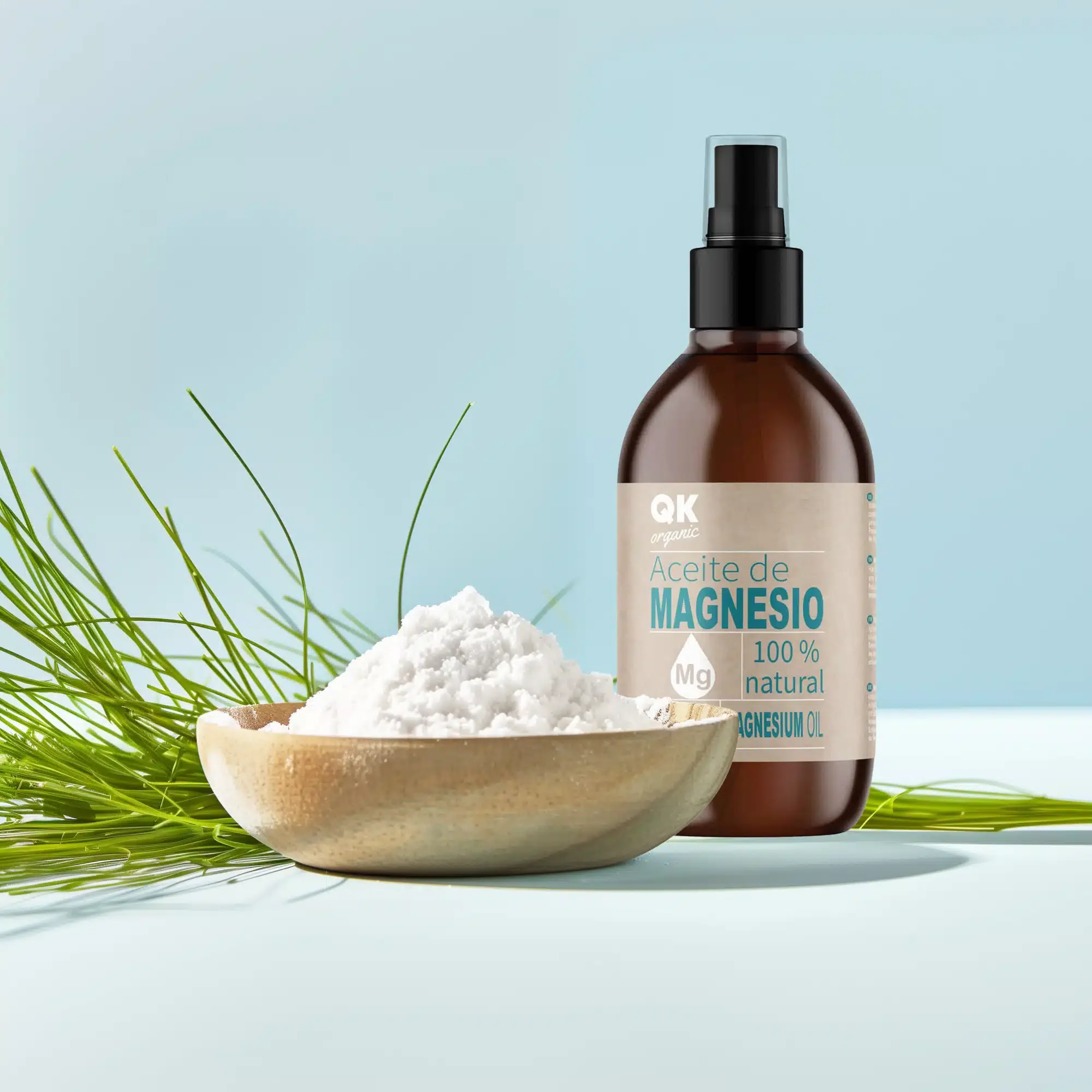 QKnatur - Aceite De Magnesio En Spray Bio 100% Puro (250 Ml) - Ideal Para Deportistas, Relajación Muscular - Image 2