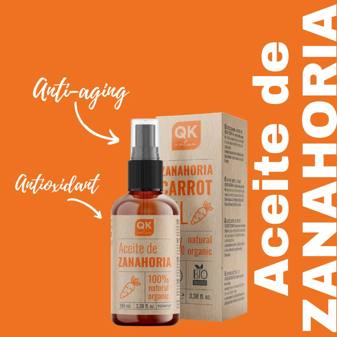 QKnatur - Aceite De Zanahoria 100 Ml - 100% Puro - Bronceador Natural - Hidrata Y Rejuvenece La Piel - Repara Cabello - Image 4