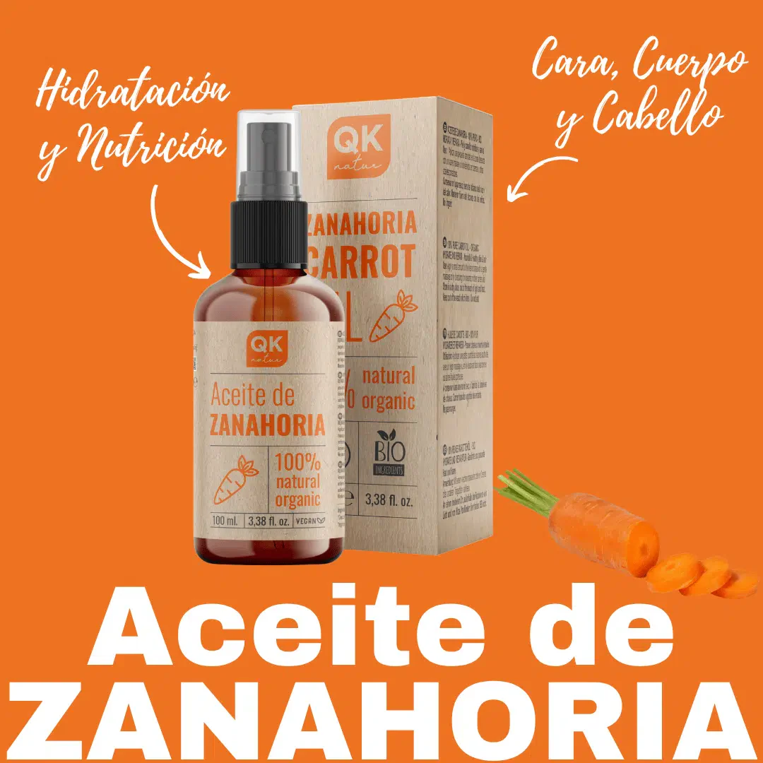 QKnatur - Aceite De Zanahoria 100 Ml - 100% Puro - Bronceador Natural - Hidrata Y Rejuvenece La Piel - Repara Cabello - Image 5