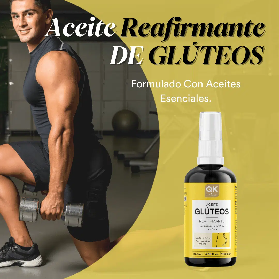 QKnatur - Aceite Para Glúteos Reafirmante 100 Ml. Reafirma Y Eleva Los Glúteos. Previene La Aparición De Celulitis - Image 3